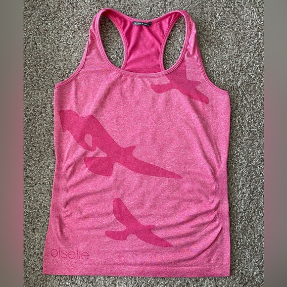oiselle Tops - Oiselle Vibrant Pink Flyte Tank Top